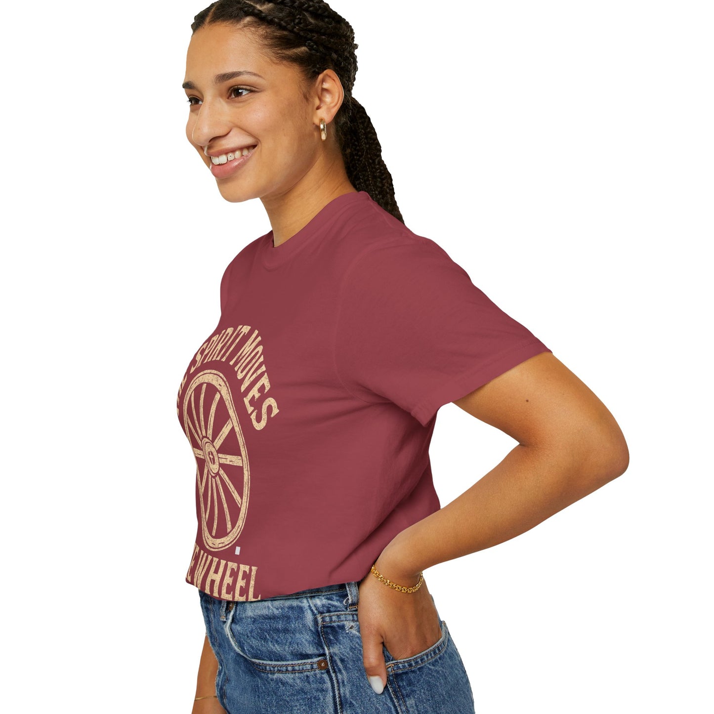 The Spirit Moves the Wheel Upgraded Premium Tee