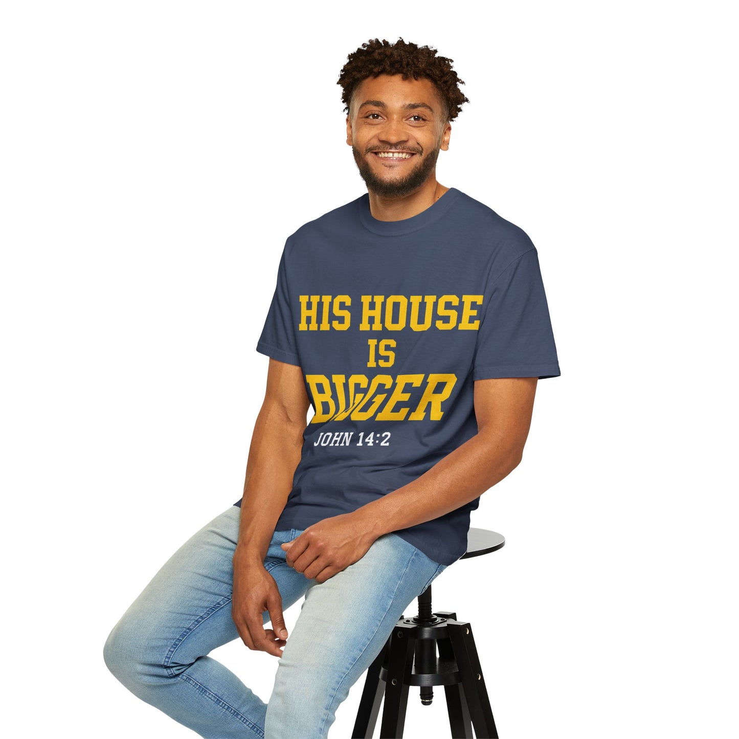 His House is Bigger Upgraded Premium Tee