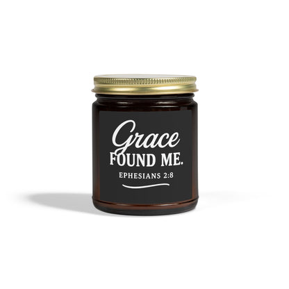 Grace Found Me Scented Candle — Coconut Apricot (9oz)