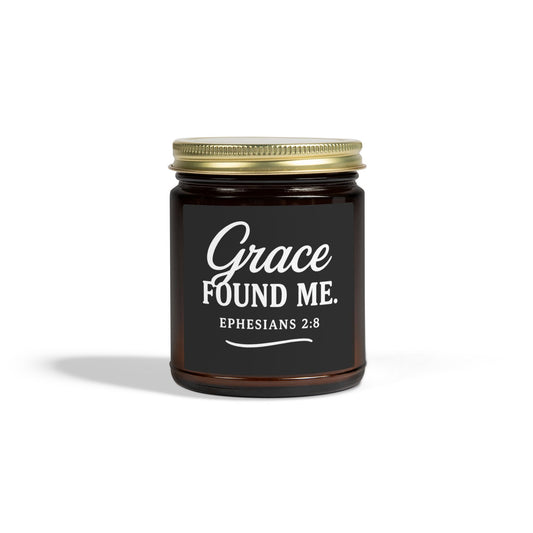 Grace Found Me Scented Candle — Coconut Apricot (9oz)