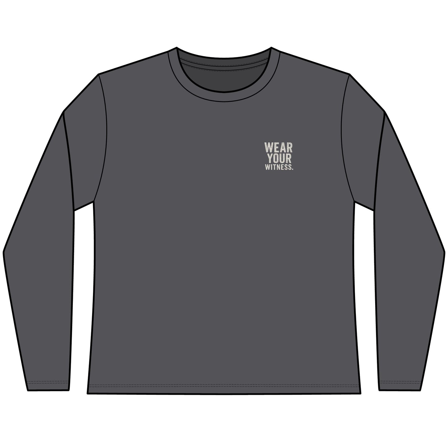 Women's Grace Found Me. — Ephesians 2:8 Long Sleeve Tee