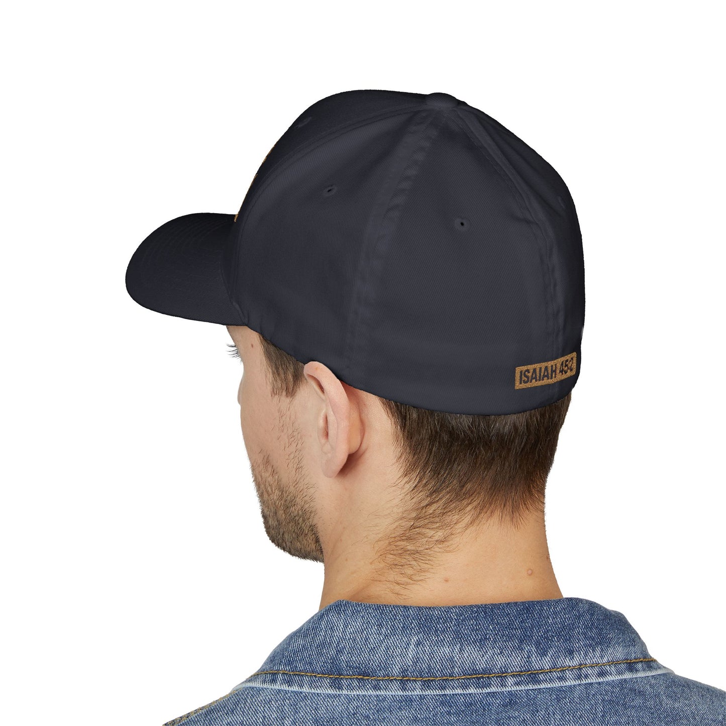 God is My Fullback Hat - Navy-Gold