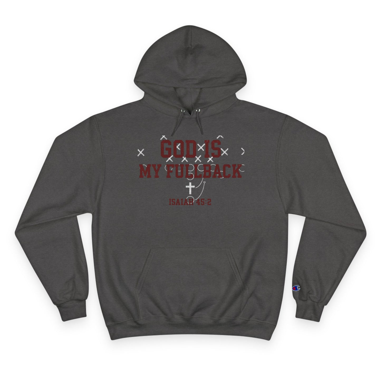 Run with Purpose Premium Hoodie - Dark Red