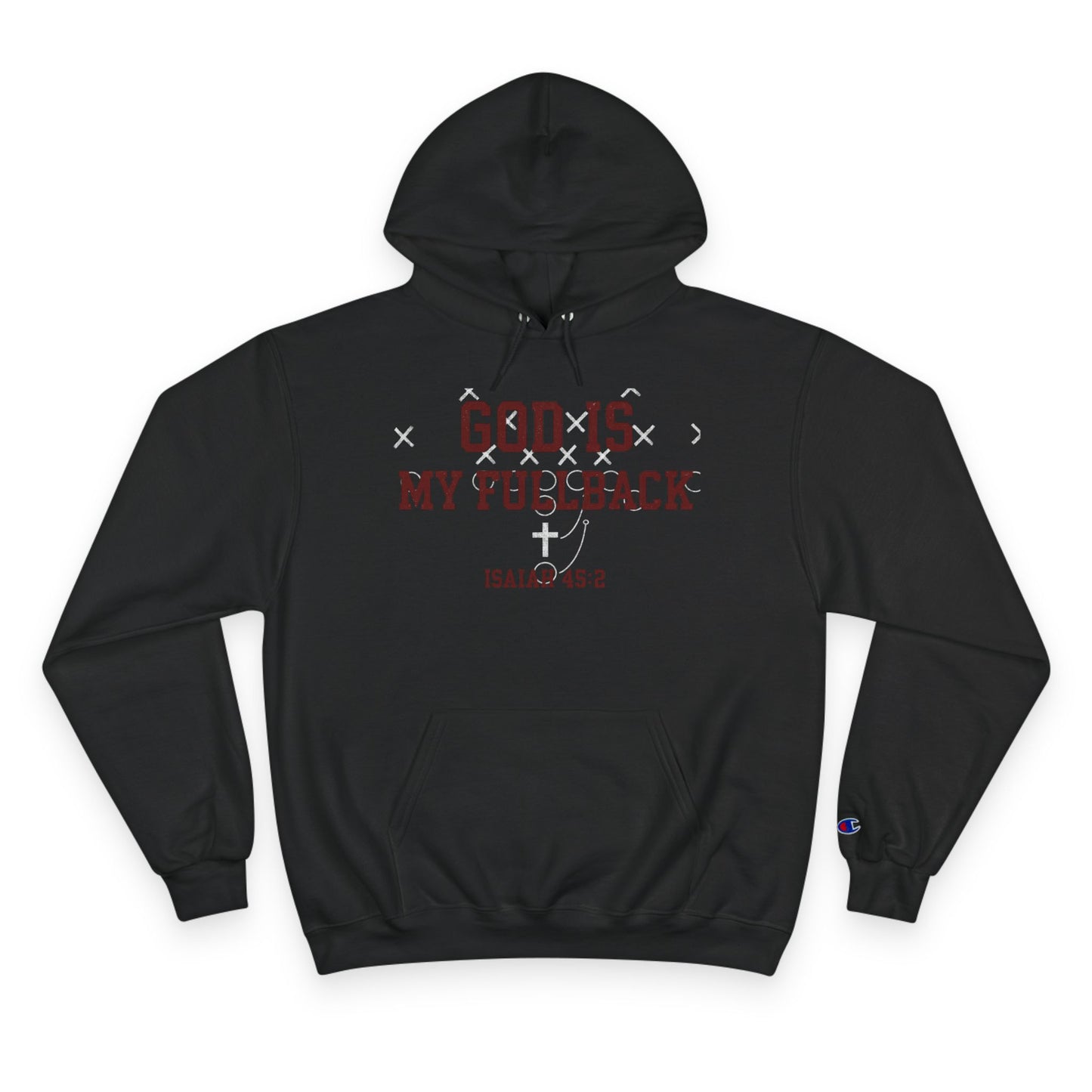 Run with Purpose Premium Hoodie - Dark Red