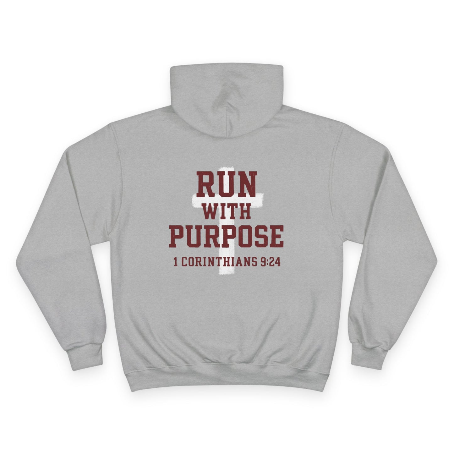 Run with Purpose Premium Hoodie - Dark Red