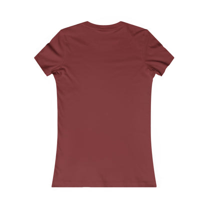 God is My Fullback Tee - Cardinal-Yellow - Women's