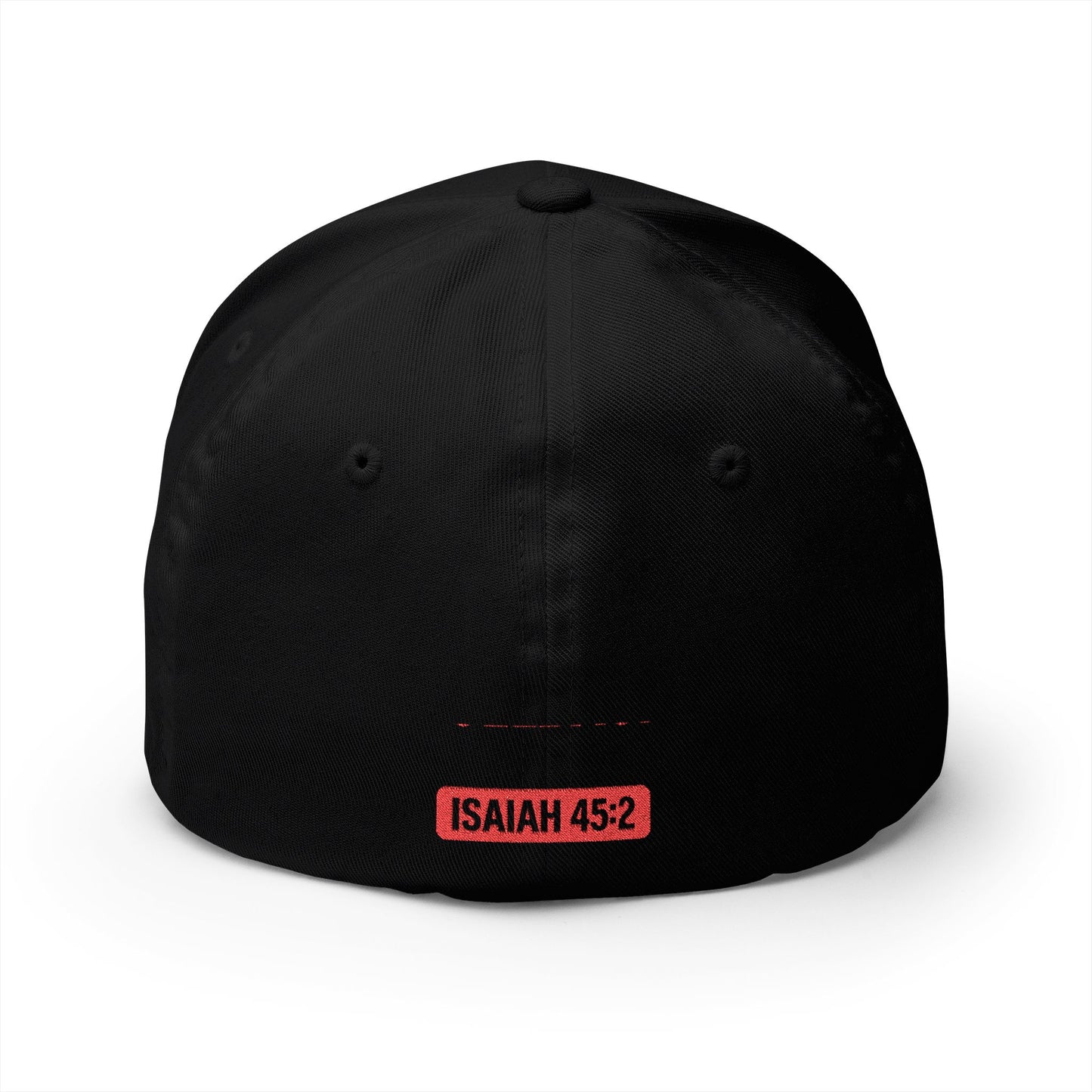 God is My Fullback Hat - Black-Dark Red