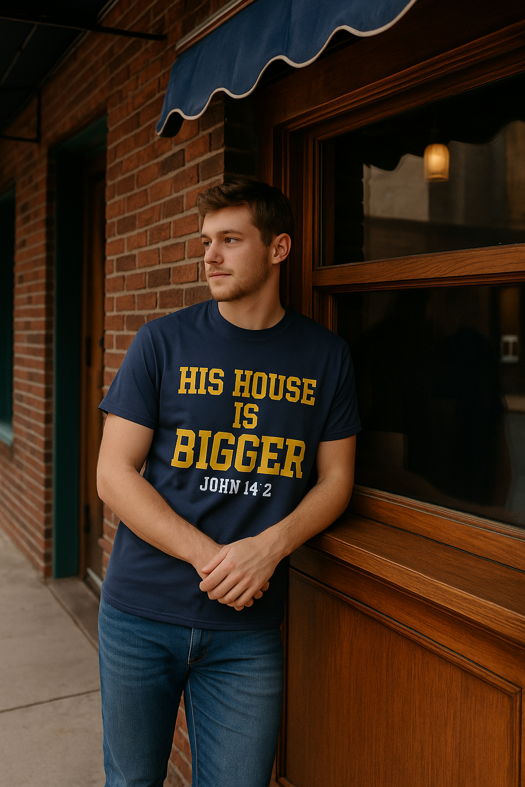 His House is Bigger Upgraded Premium Tee