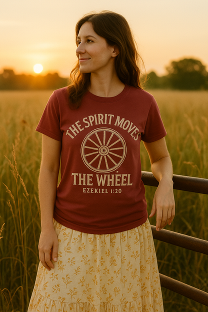 The Spirit Moves the Wheel Upgraded Premium Tee