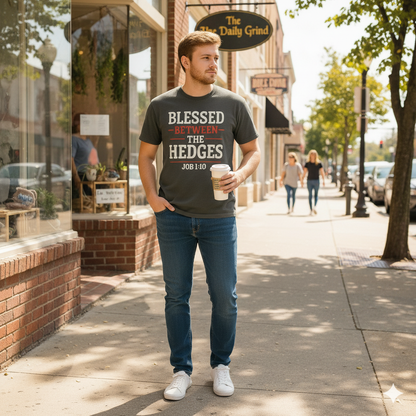 Blessed Between the Hedges Upgraded Premium Tee