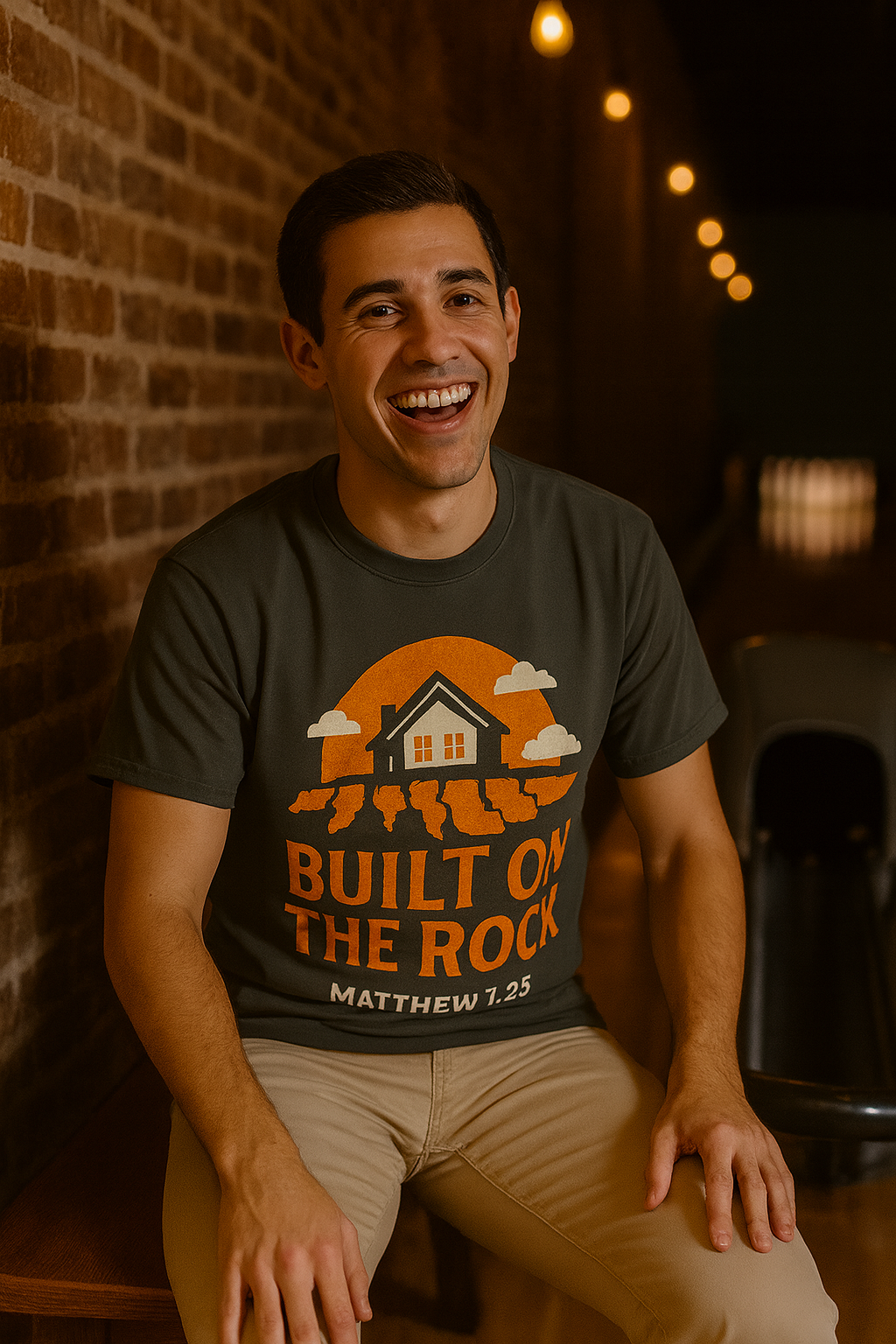 Built On the Rock Upgraded Premium Tee