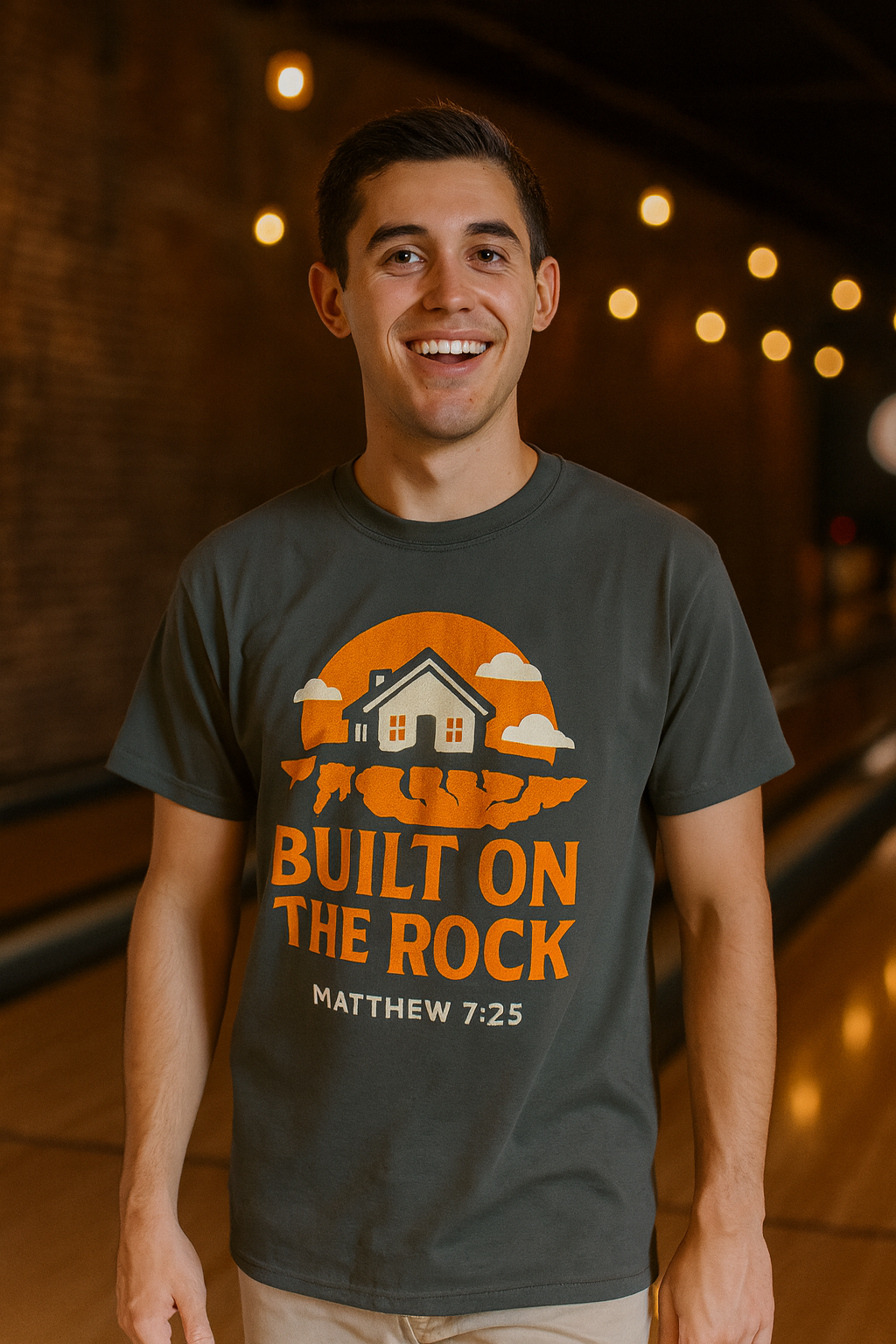 Built On the Rock Upgraded Premium Tee