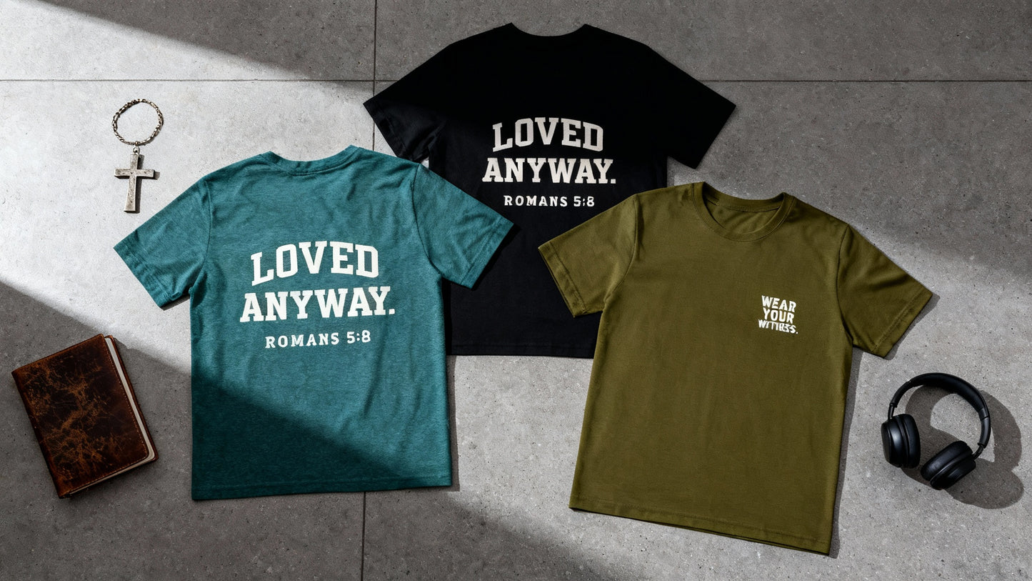 Loved Anyway. Tee - Romans 5:8