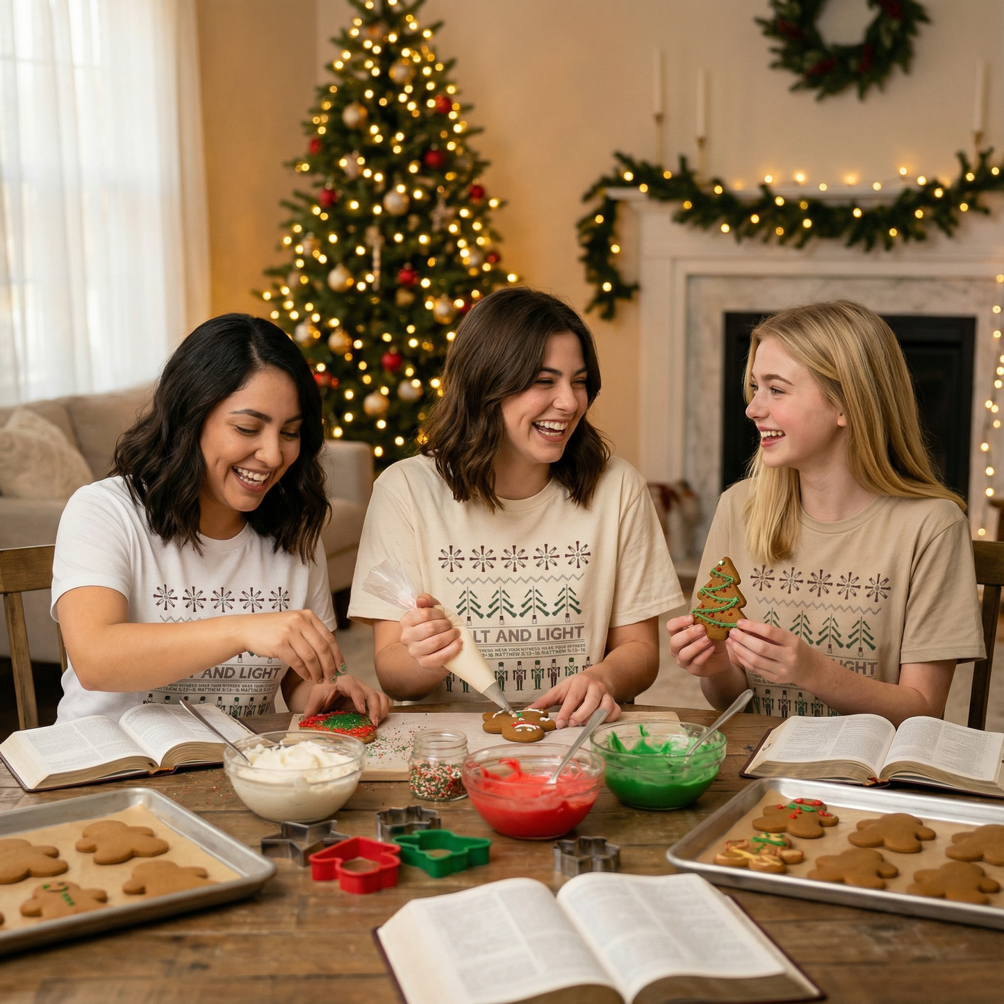 Salt & Light Ugly Christmas Sweater Tee – Matthew 5:13–16
