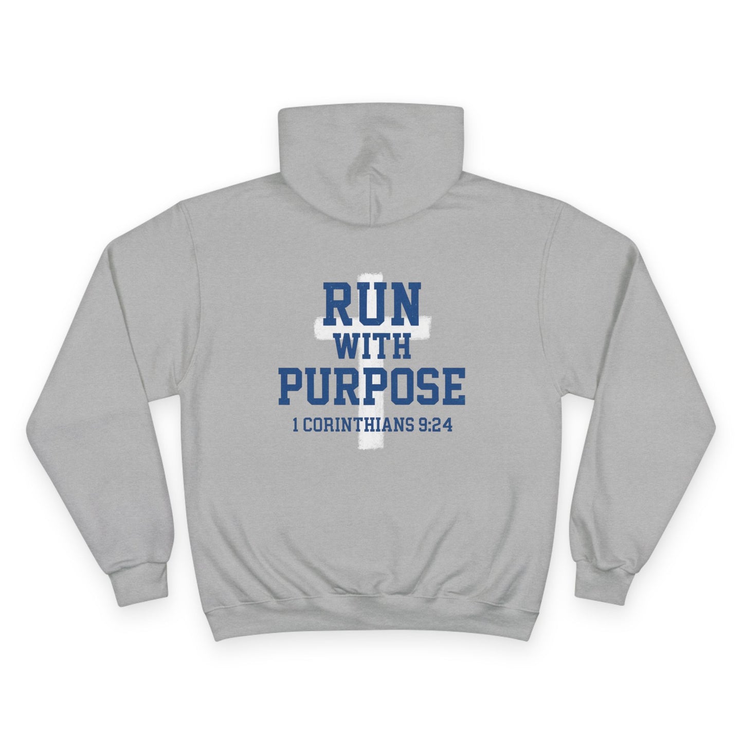 Run with Purpose Premium Hoodie - Blue