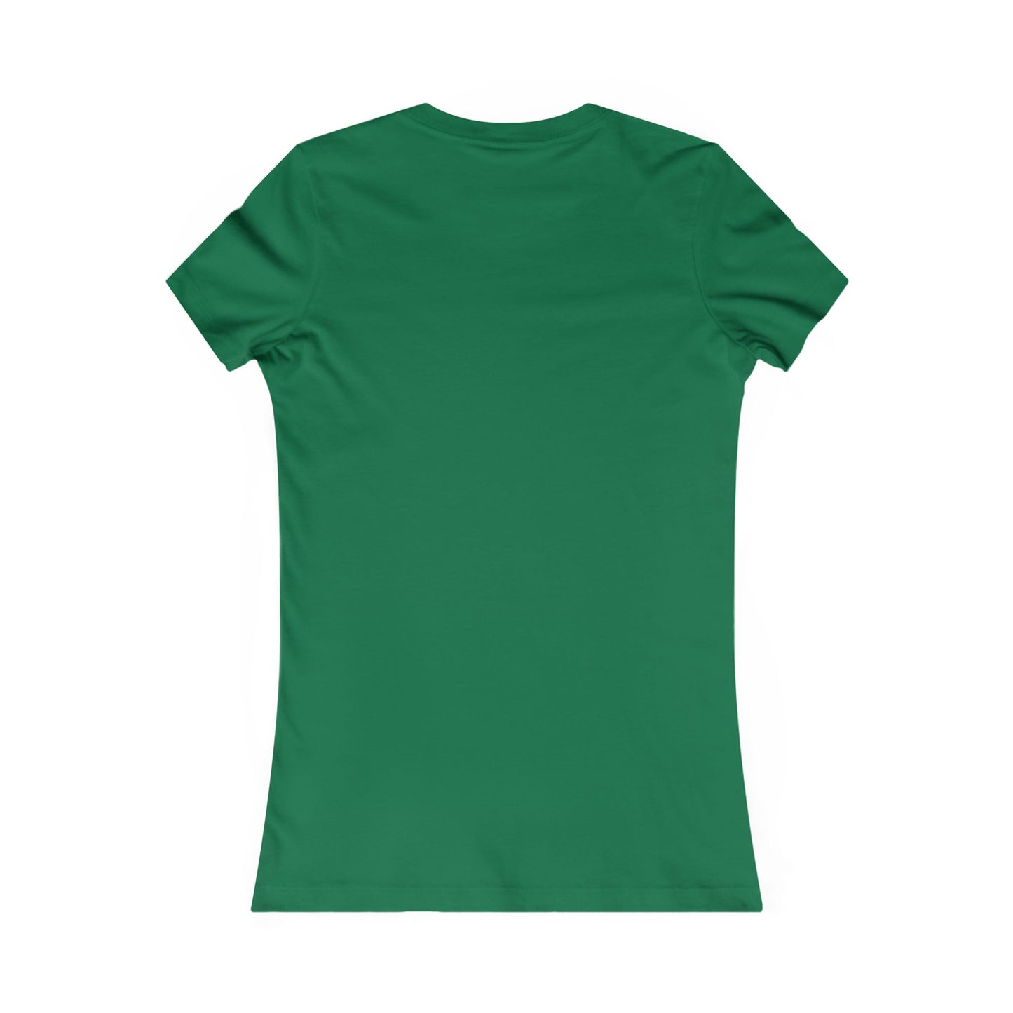 God is My Fullback Tee - Green-Gold - Women's
