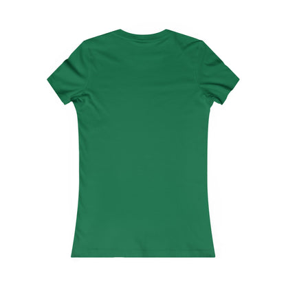 God is My Fullback Tee - Green-Gold - Women's