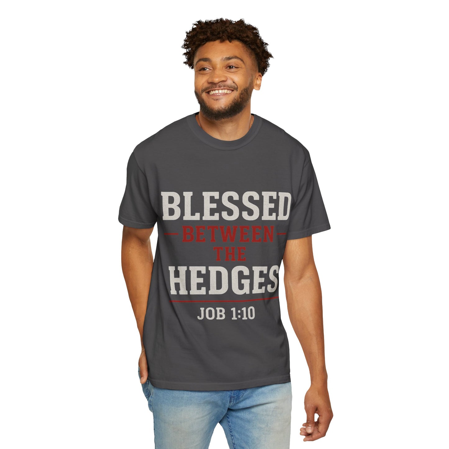 Blessed Between the Hedges Upgraded Premium Tee