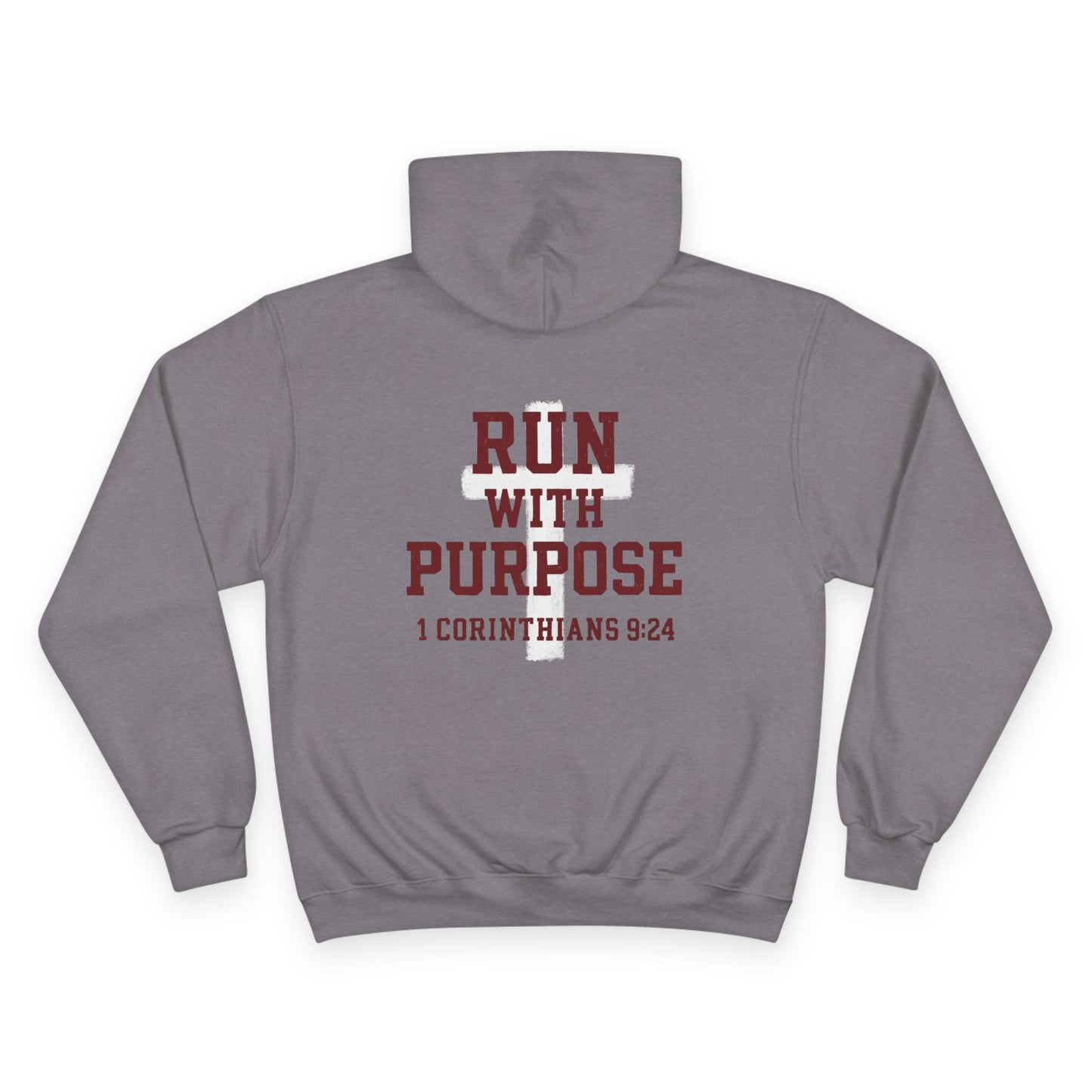 Run with Purpose Premium Hoodie - Dark Red