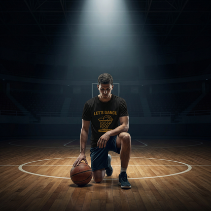 LET’S DANCE — Psalm 149:3 Basketball Tee