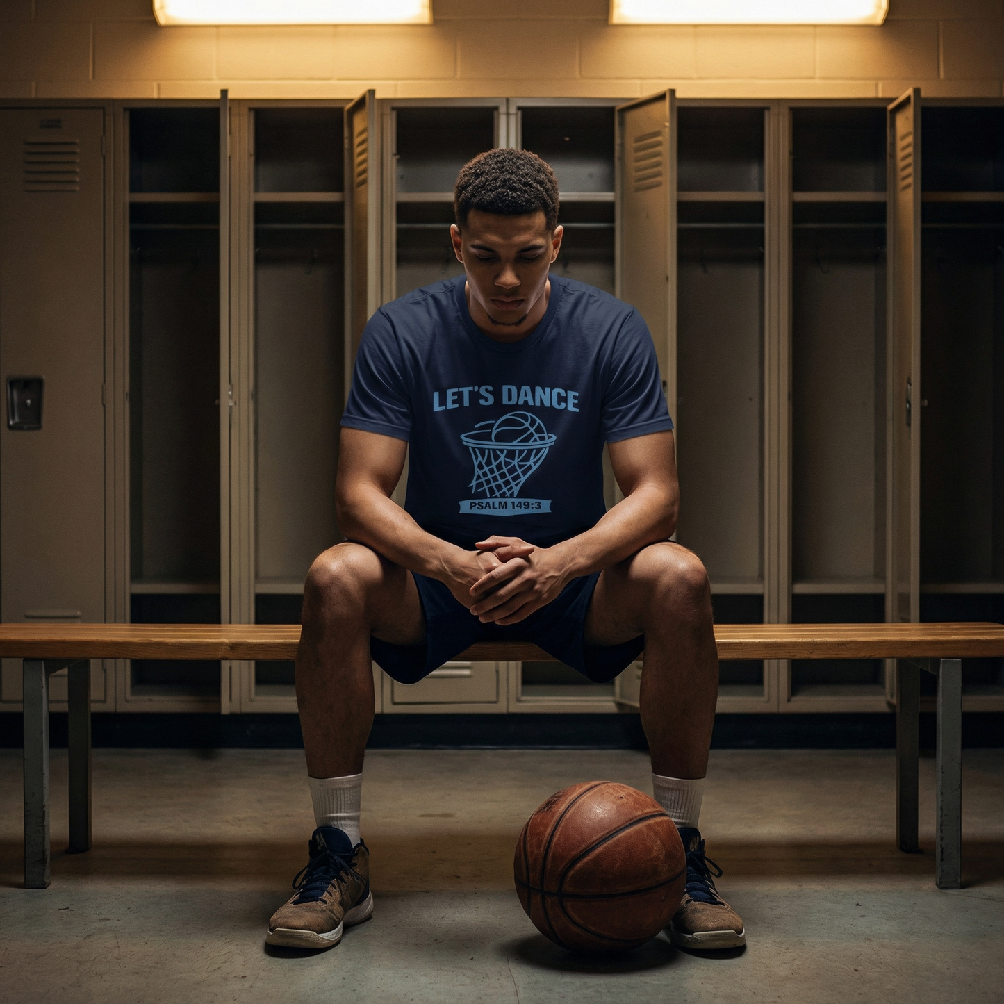 LET’S DANCE — Psalm 149:3 Basketball Tee