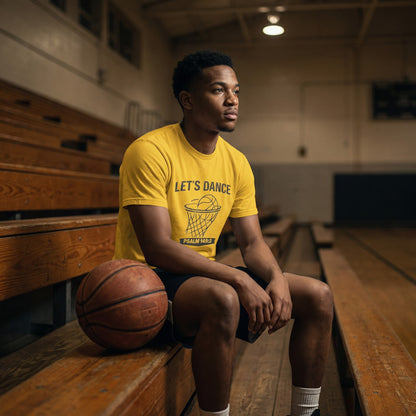 LET’S DANCE — Psalm 149:3 Basketball Tee