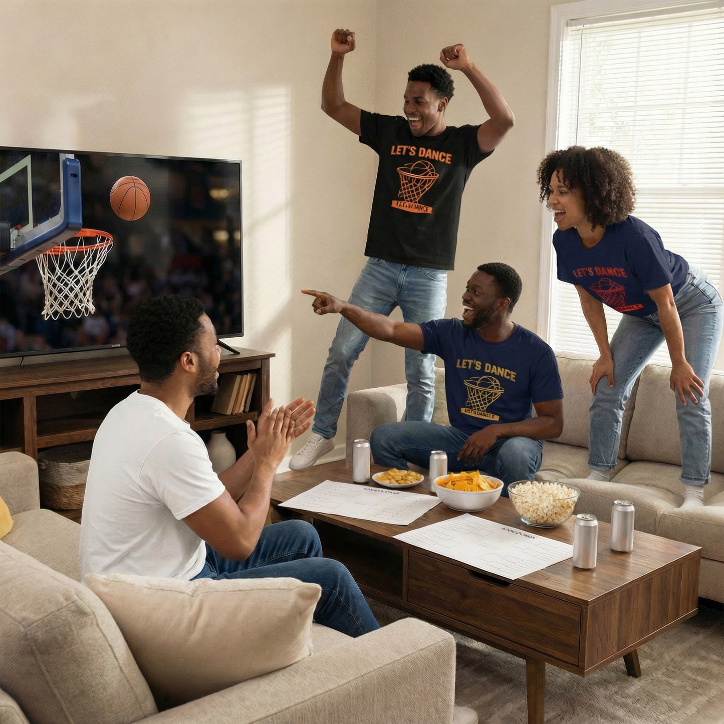 LET’S DANCE — Psalm 149:3 Basketball Tee