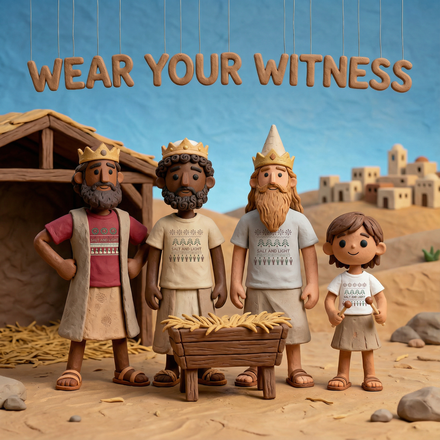 Salt & Light Ugly Christmas Sweater Tee – Matthew 5:13–16