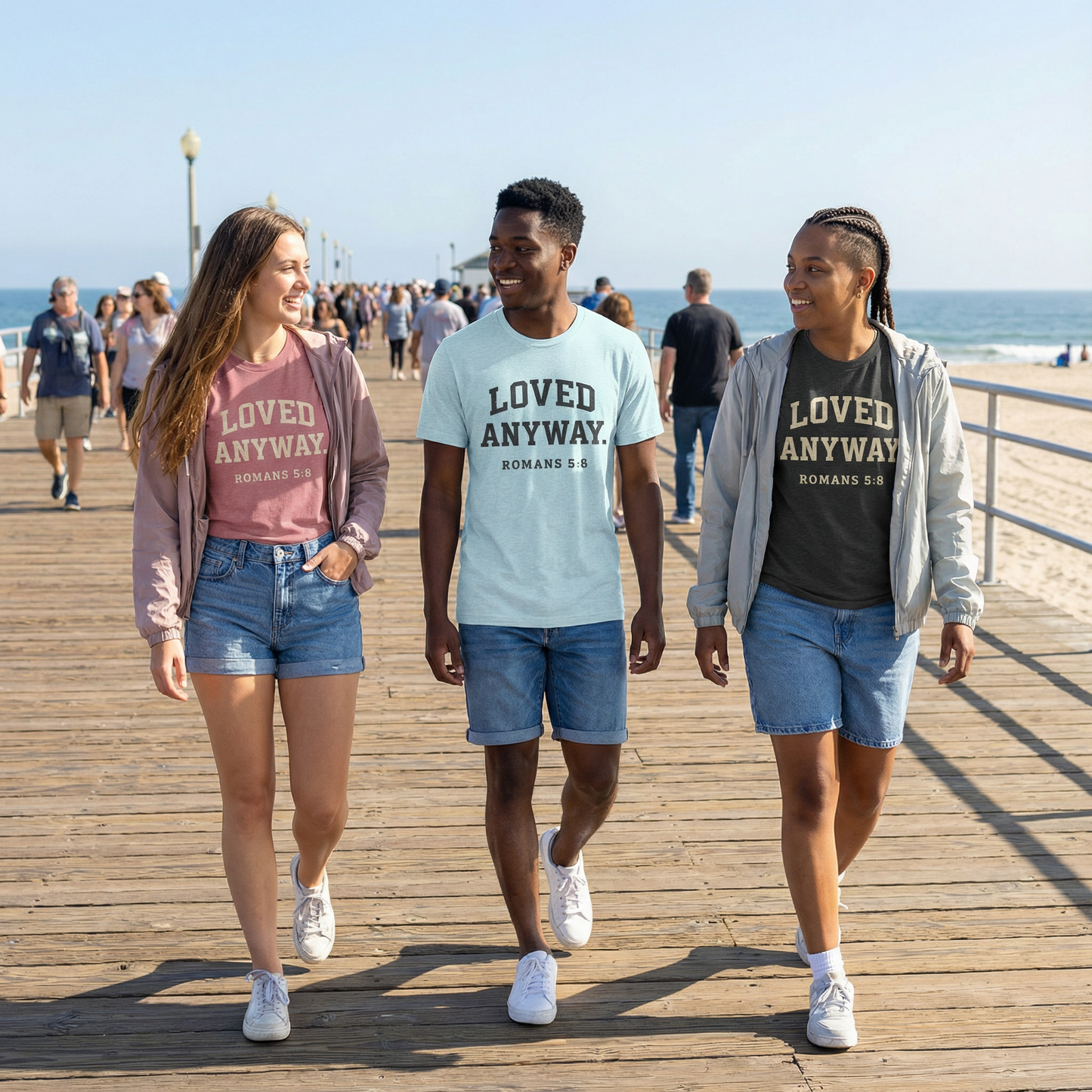 Loved Anyway    -    (Romans 5:8)    -    Essential Tee