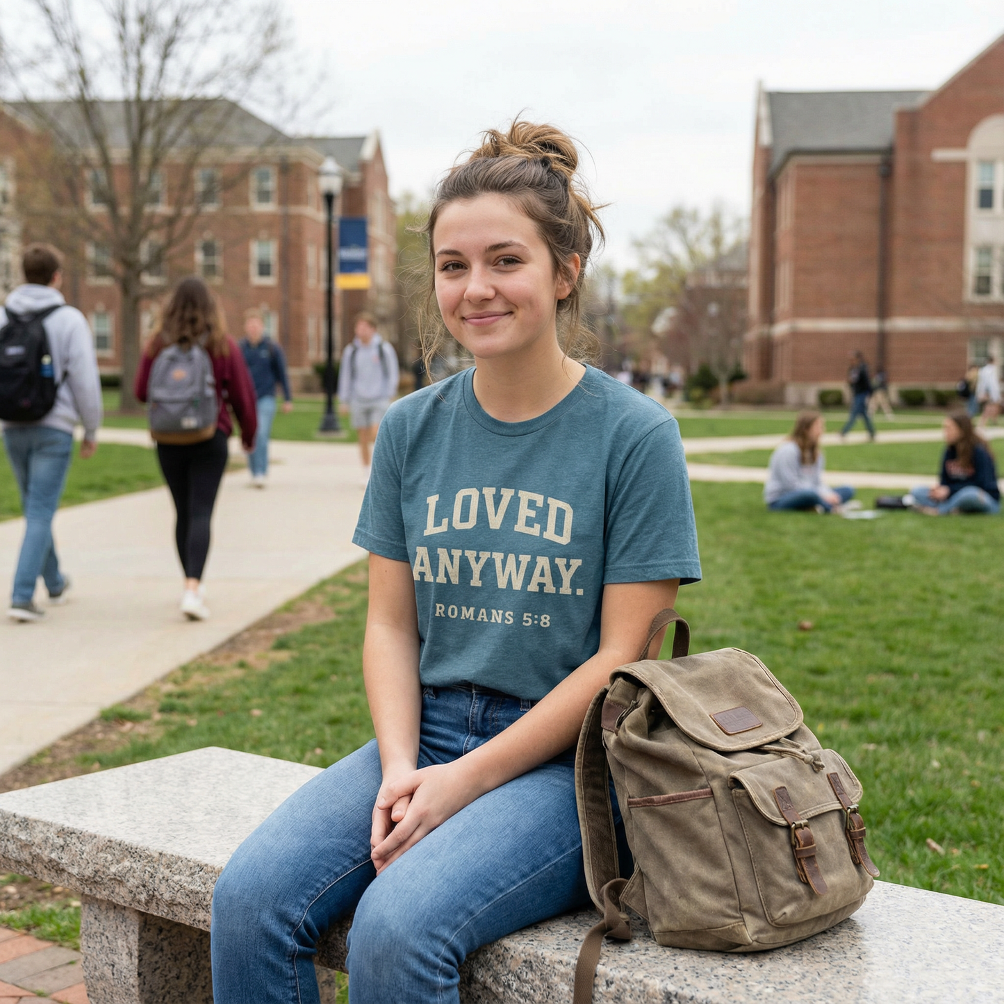 Loved Anyway    -    (Romans 5:8)    -    Essential Tee