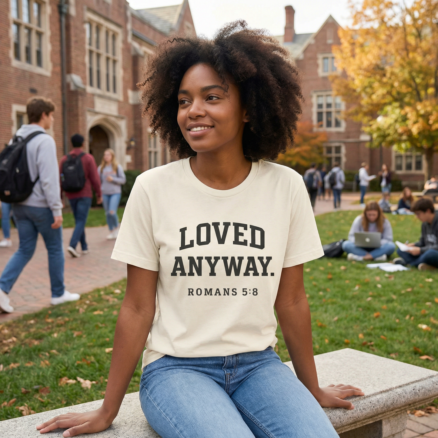Loved Anyway    -    (Romans 5:8)    -    Essential Tee
