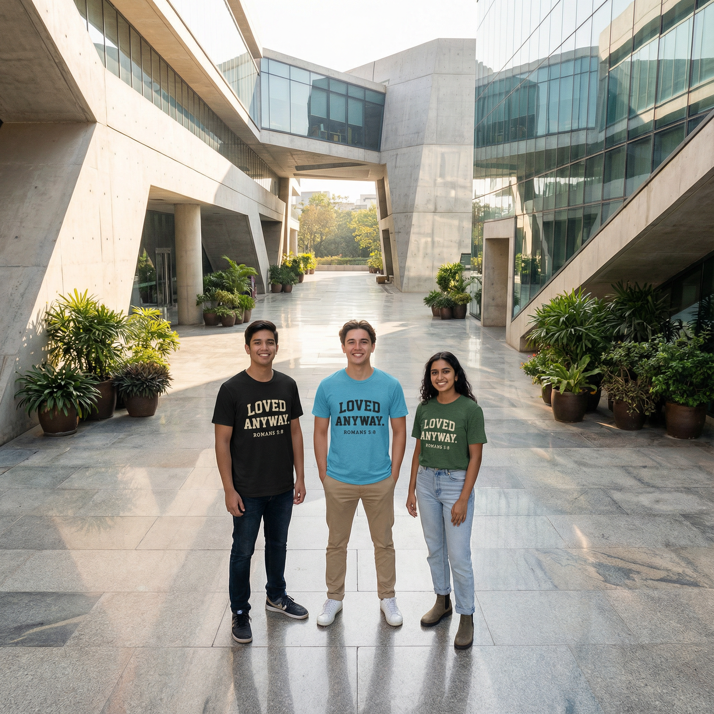 Loved Anyway. Wear Your Witness Signature Design - Romans 5:8