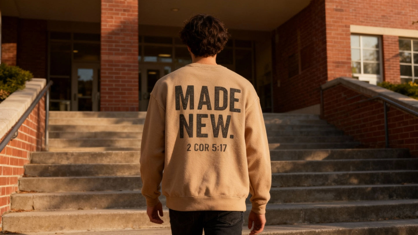Made New. Crewneck -        2 Cor 5:17