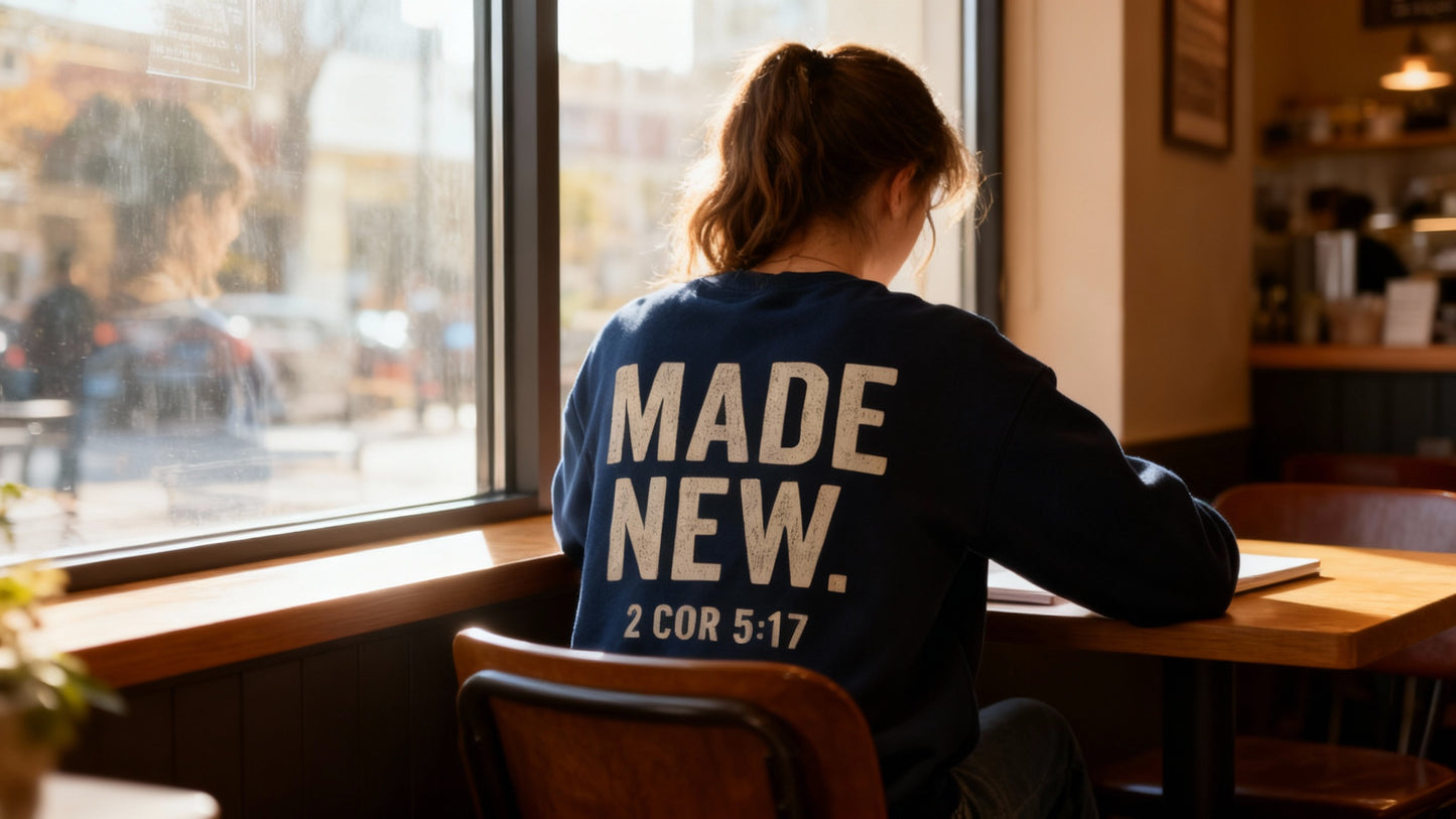 Made New. Crewneck -        2 Cor 5:17