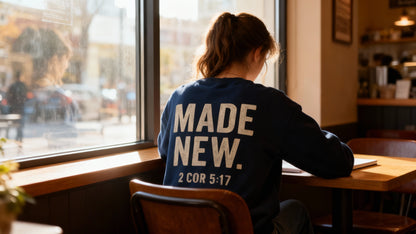 Made New. Crewneck -        2 Cor 5:17
